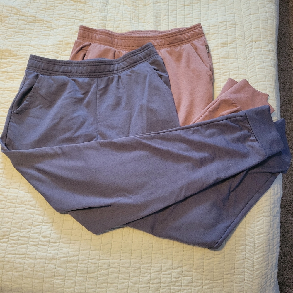 Eddie Bauer Purple and Pink Track Pants